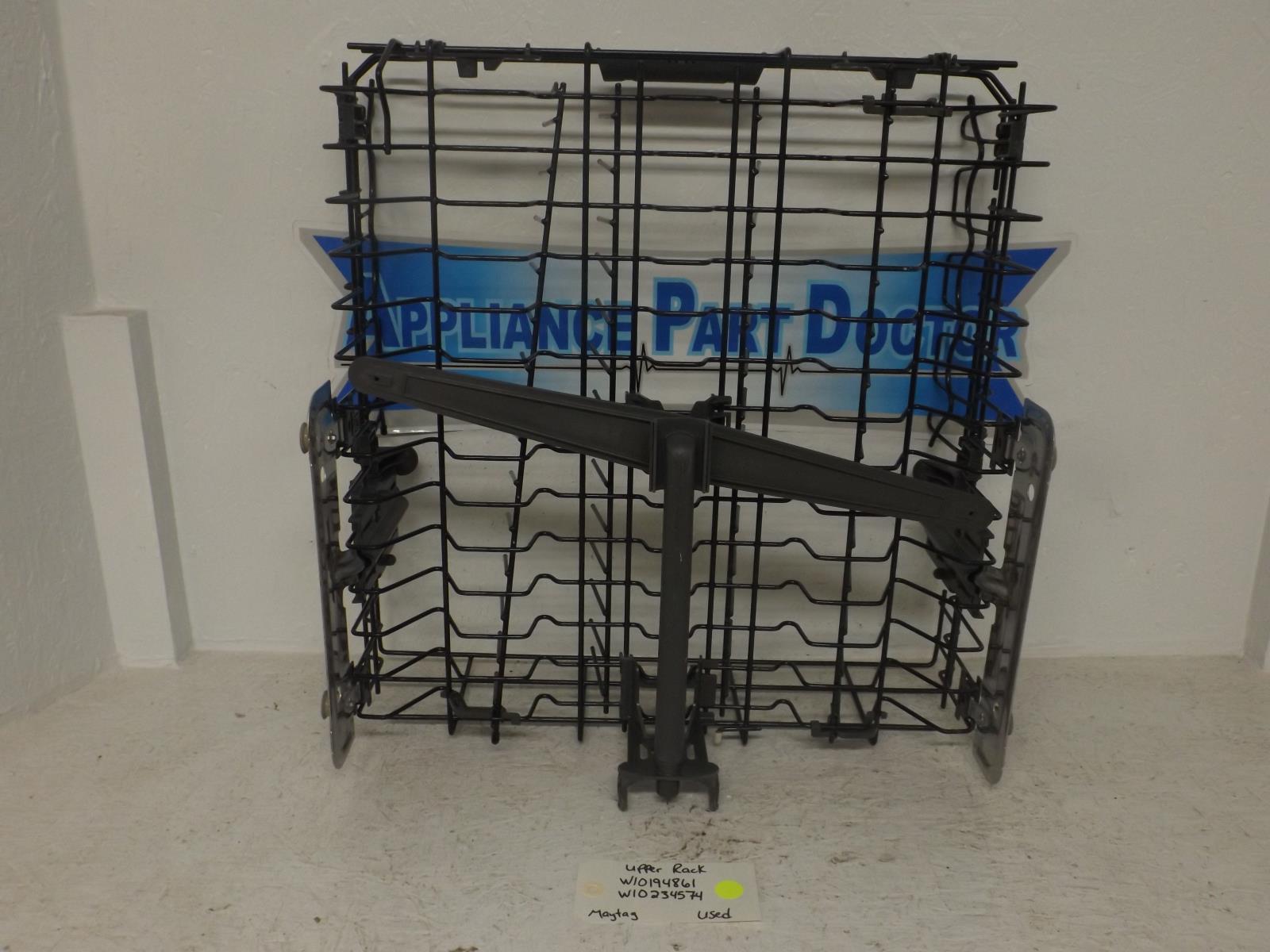 Maytag Dishwasher W10194861 W10234574 Upper Rack Used Maytag Dishwasher W10194861 W10234574 Upper Rack Used